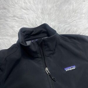 PATAGONIA Soft Shell Jacket Women's Medium Charcoal Gray Full Zip Winter Snow